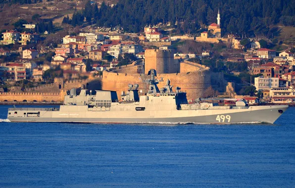 Frigate, the project 11356, Admiral Makarov, the Straits
