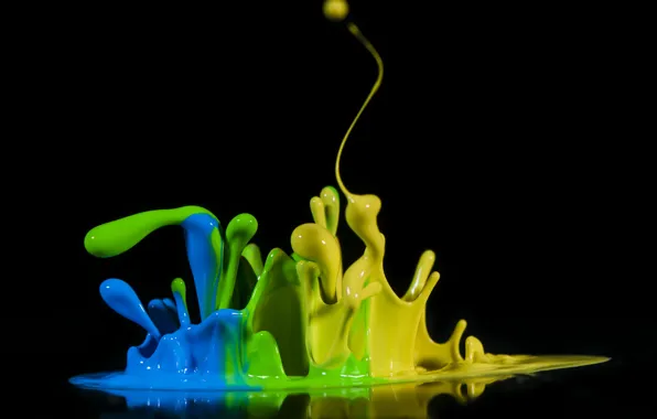 Picture squirt, paint, color, splash, liquid
