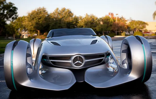 The concept, Mercedes, car, Silver Arrow