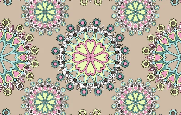 Picture pattern, texture, ornament, cream background