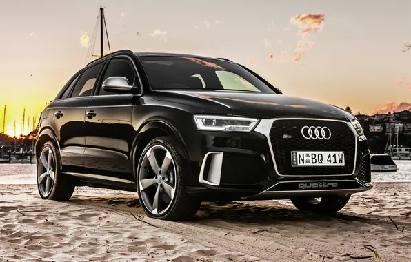 Audi, Audi, black, Black, crossover