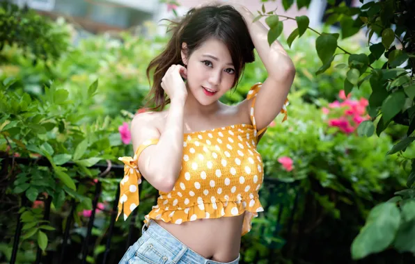 Girl, Asian, cutie