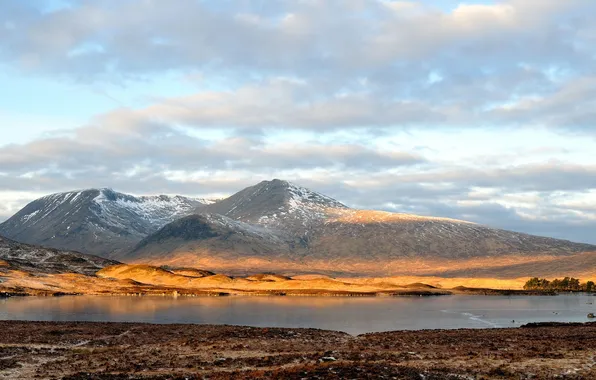 Landscape, mountains, nature, lake