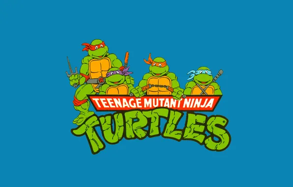 Cartoon, Donatello, Leonardo, teenage mutant ninja turtles, Michelangelo, Rafael