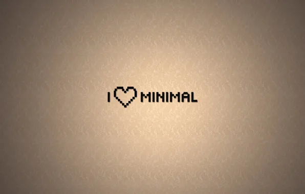 Minimalism, Love, Wallpaper, Heart