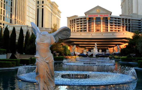 Fountain, City, USA, USA, Las Vegas, Caesars Palace, Las Vegas, Fountain