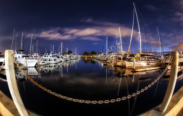 Picture night, the city, Marina