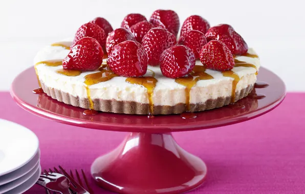 Picture berries, food, strawberry, cake, cake, dessert, sweet