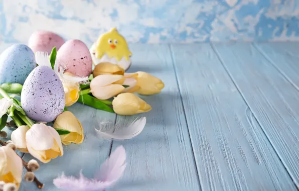 Easter, tulips, composition, Myfoodie