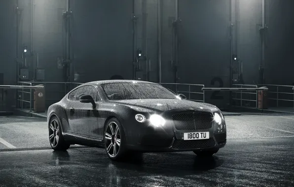 Picture car, machine, water, light, light, water, 2012 Bentley Continental GT V8, 2156x1616