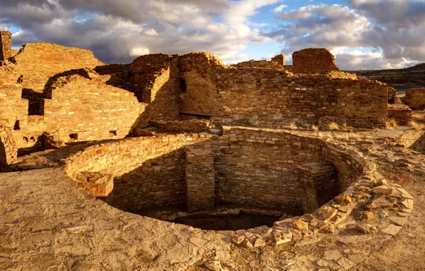 Wall, ruins, bricks, antiquity, history, Argentina, the ancient city, North America