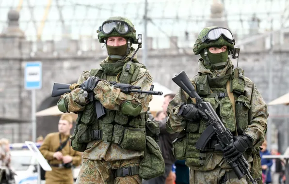 Picture army, soldiers, Russia, AK-74M