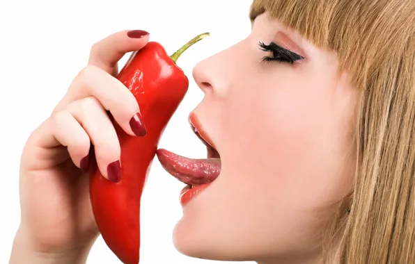 Girl, sexy, pepper