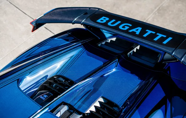 Bugatti, hypercar, Chiron, Bugatti Chiron Pur Sport, rear wing