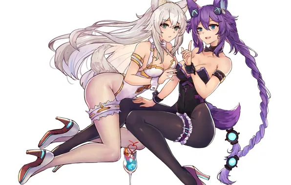 Sexy, girls, anime, choujigen game neptune