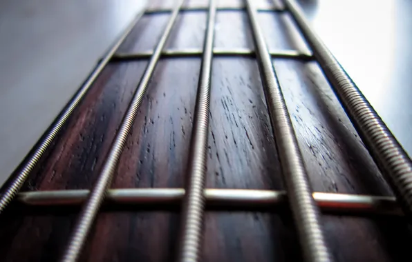 Wallpaper macro guitar strings for mobile and desktop section