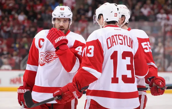 Pavel Datsyuk of the Detroit Red Wings Editorial Stock Image
