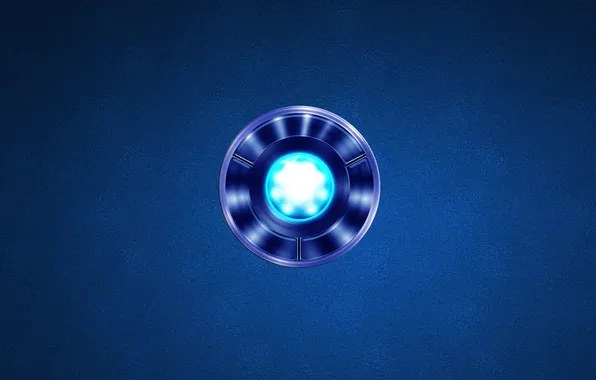 Picture energy, blue, round, Iron Man, energy source