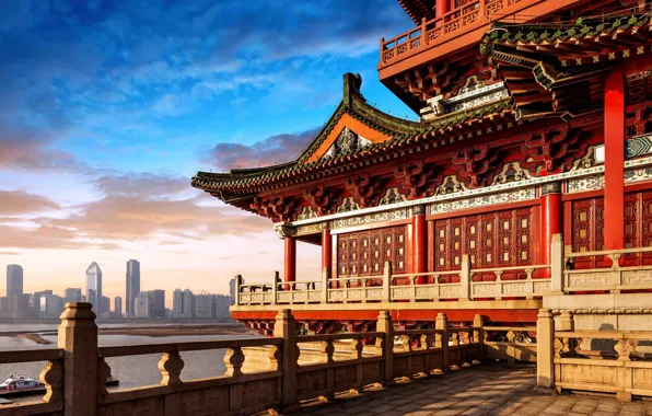 Picture the city, building, home, China
