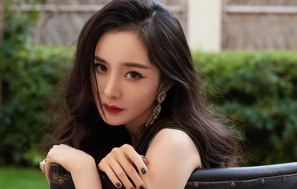 Earrings, actress, Asian, cutie, beauty, asian, actress, beautiful woman