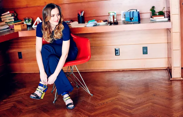 Girl, hair, glasses, bag, beautiful, Leighton Meester, photoshoot, pants