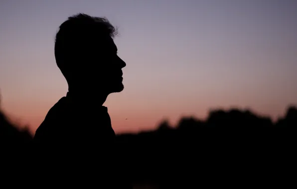 Freedom, sunset, nature, comfort, loneliness, calm, dark, silence