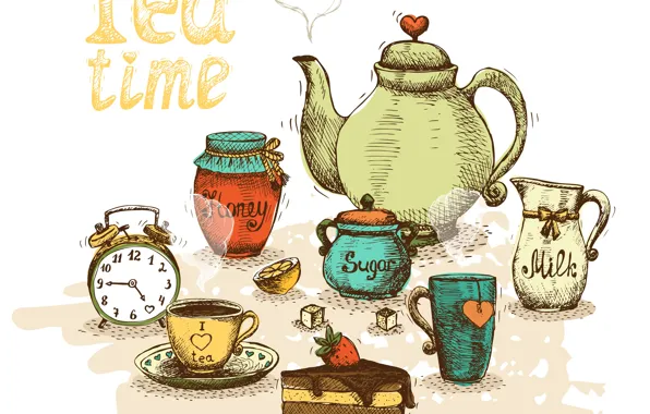 Picture white, background, tea, texture, Tea, dessert, tim