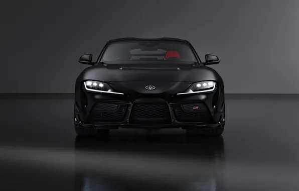 Coupe, Toyota, front view, Supra, sport car, sports car, rear-wheel drive, 2025