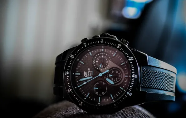Picture watch, Edifice, EF-552PB, wrist, Casio