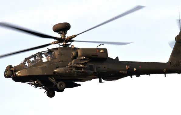 Picture the sky, helicopter, Apache, shock, main, AH-64 Apache, US army