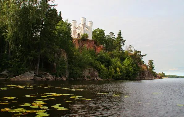 Picture nature, Park, river, photo, Russia, Vyborg, Mon repos