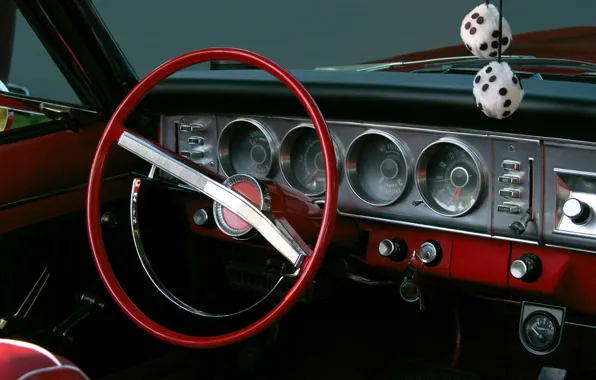 Picture macro, red, retro, cubes, panel, blur, devices, the wheel