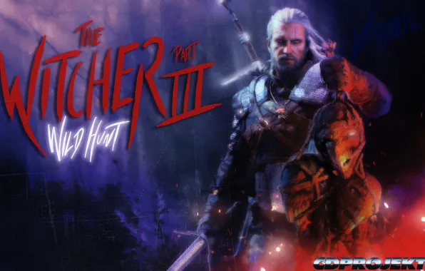 Geralt, fan art, The Witcher 3: Wild Hunt, Wild Hunt, witcher 3, The Witcher 3: …