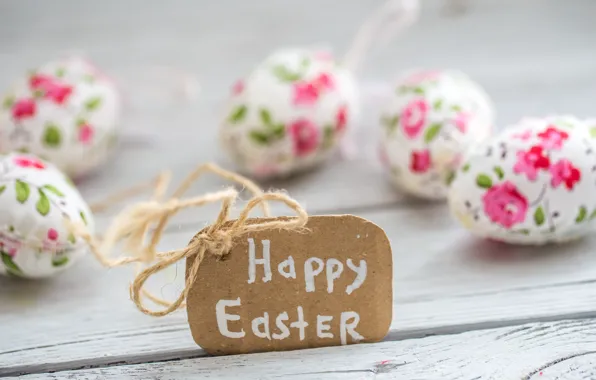 Flowers, Easter, flowers, spring, Easter, eggs, decoration, Happy