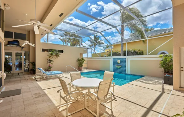 Villa, pool, terrace, Florida, Jupiter