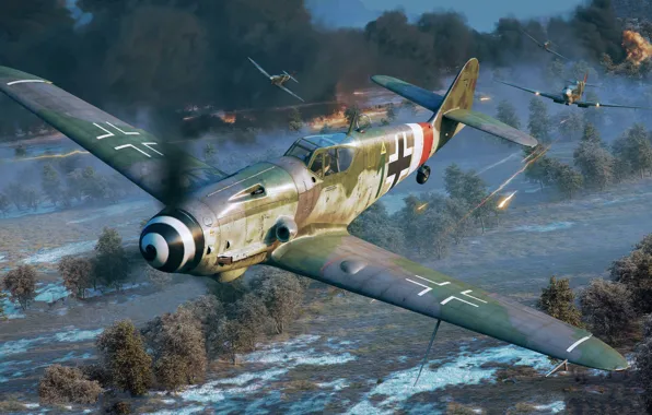 Germany, Messer Schmit, Air force, Combat aircraft, Bf.109G-14, Bf. 109G-14/AS