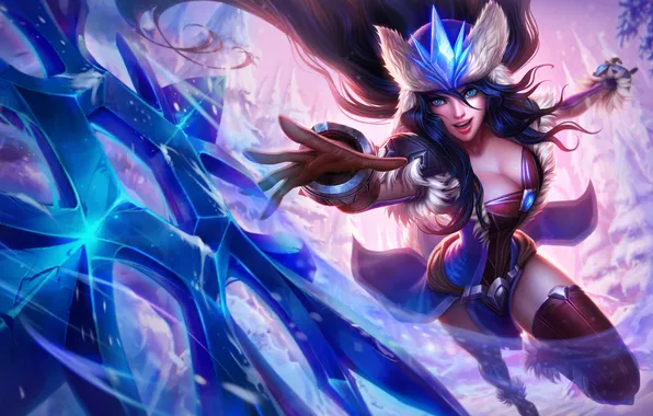 League of Legends, LoL, Snowdown, Sivir, Snowstorm