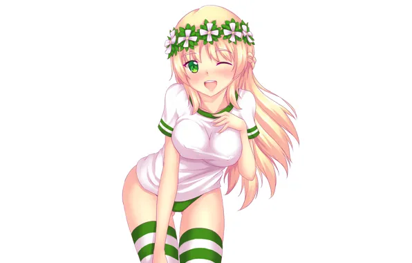 Picture girl, panties, t-shirt
