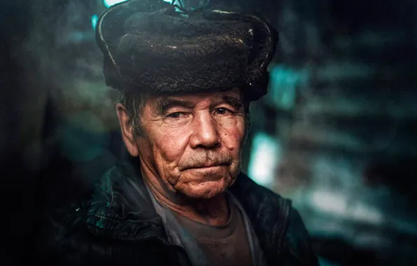 Look, hat, man, the farm