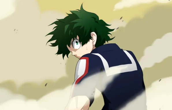 Look, dust, guy, Boku No Hero Academy, Midori Isuku, My Hero Academy