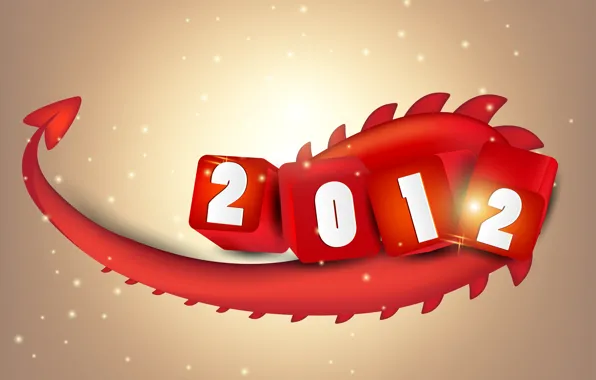 Holiday, dragon, tail, 2012, year