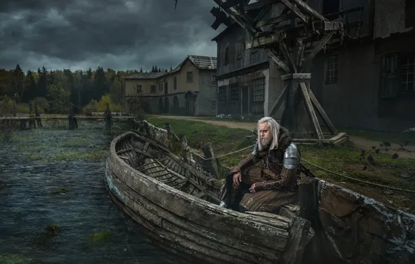 Picture boat, The Witcher, in explanation