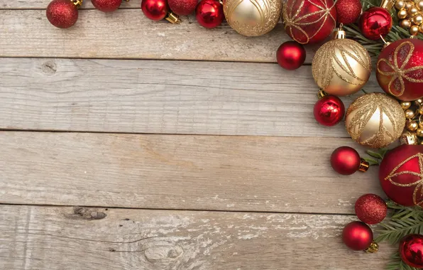 Balls, balls, patterns, Board, Shine, texture, Christmas, red