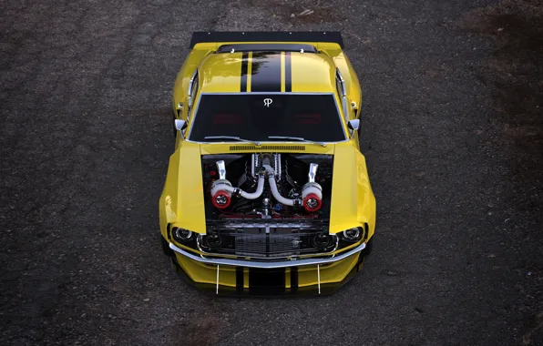 Mustang, Ford, Auto, Machine, Ford Mustang, Rendering, The front, Rostislav Prokop