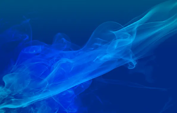 Blue, color, smoke, color abstract