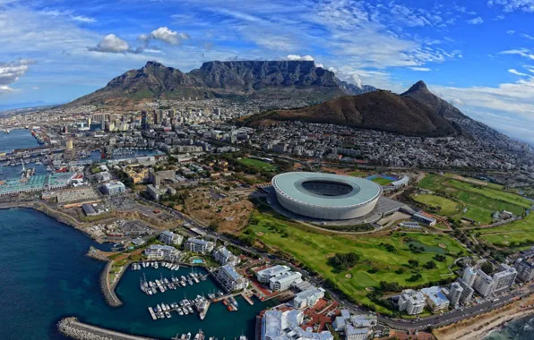 Picture africa, south, aerial photo, cape town
