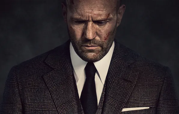 Costume, tie, jacket, action, poster, Jason Statham, Jason Statham, Human anger
