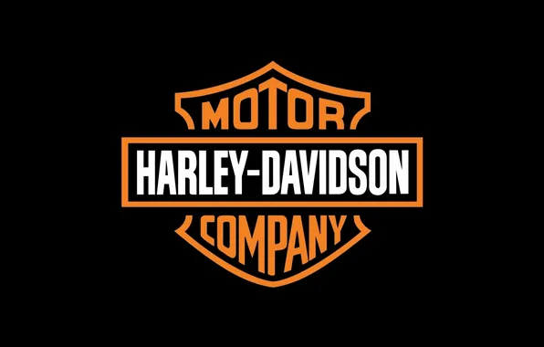 The inscription, motorcycles, emblem, Harley-Davidson, Harley-Davidson, Motor Company