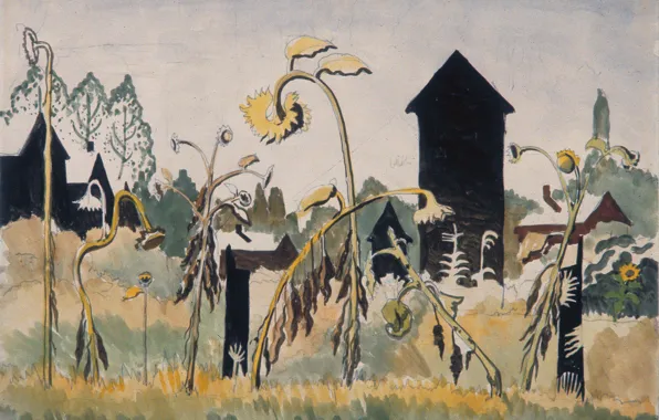 1916, Charles Ephraim Burchfield, Rogues Gallery