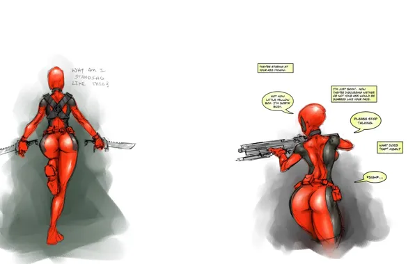 Deadpool, Marvel, Deadpool, comic, comics, Marvel, Wanda Wilson, Lady Deadpool